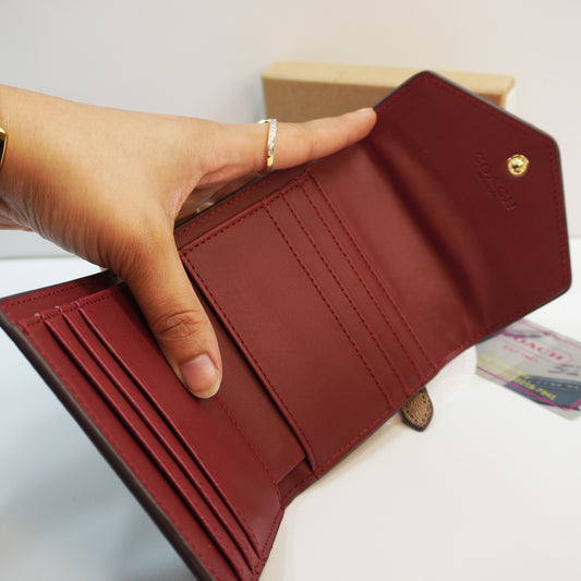 CH11 - Wallet - Fuschia Pink/Apricot Ultra Premium Quality