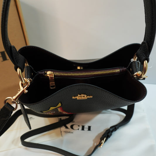 CH77 - Bucket bag shoulder/sling - Black Limited edition