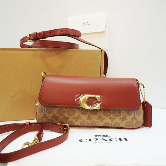CH0070 - Sling/Shoulder/Clutch - Signature Tan Colour Ultra Premium Quality