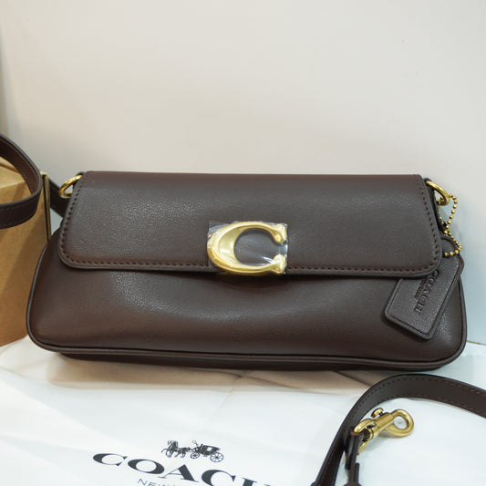 CH0070 - Sling/Shoulder/Clutch - Rich Dark Brown Ultra Premium Qulaity