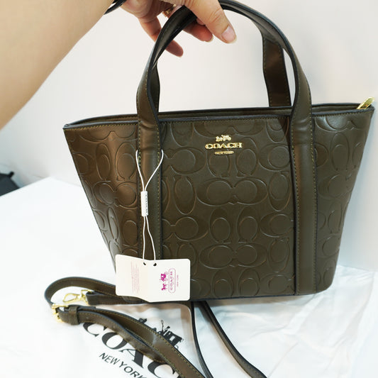 CH556 - Satchel/Sling - Dark Olive Green