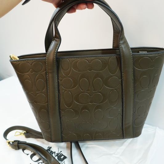 CH556 - Satchel/Sling - Dark Olive Green