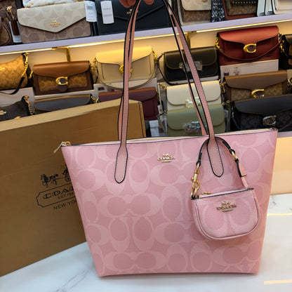 COCH CITY TOTE BAG - Pink