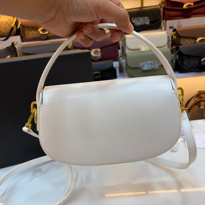 YSL Voltaire Handbag - White