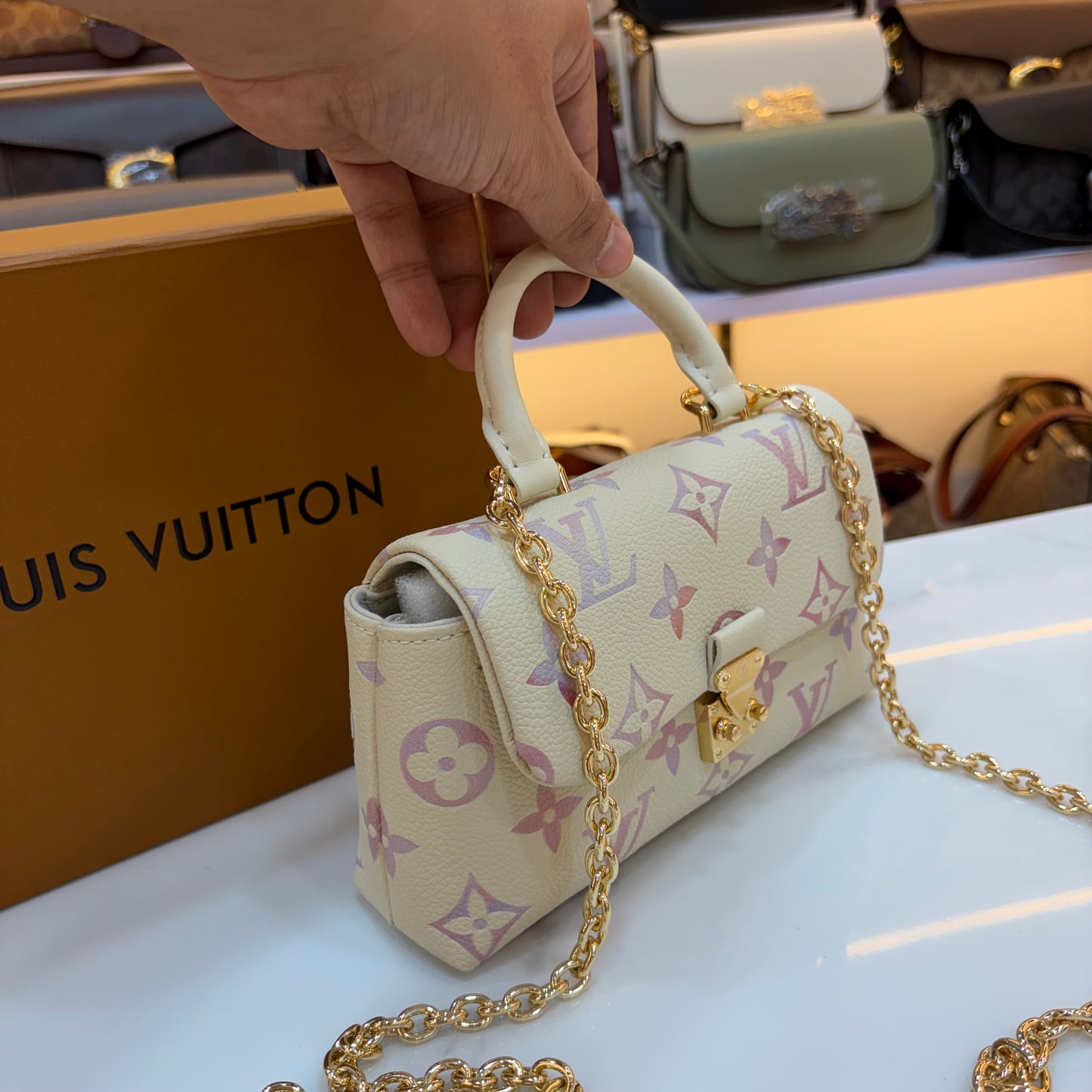 LV Nano Madeleine - White Monogram