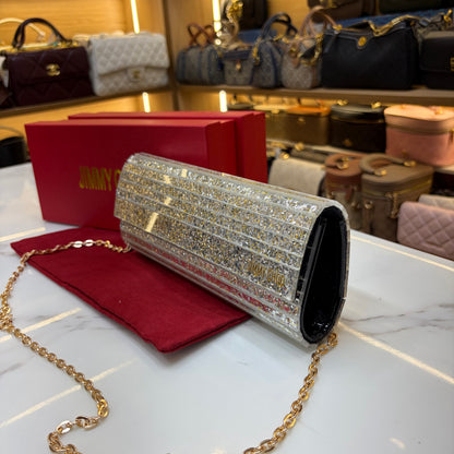 JC Candy Clutch - Silver