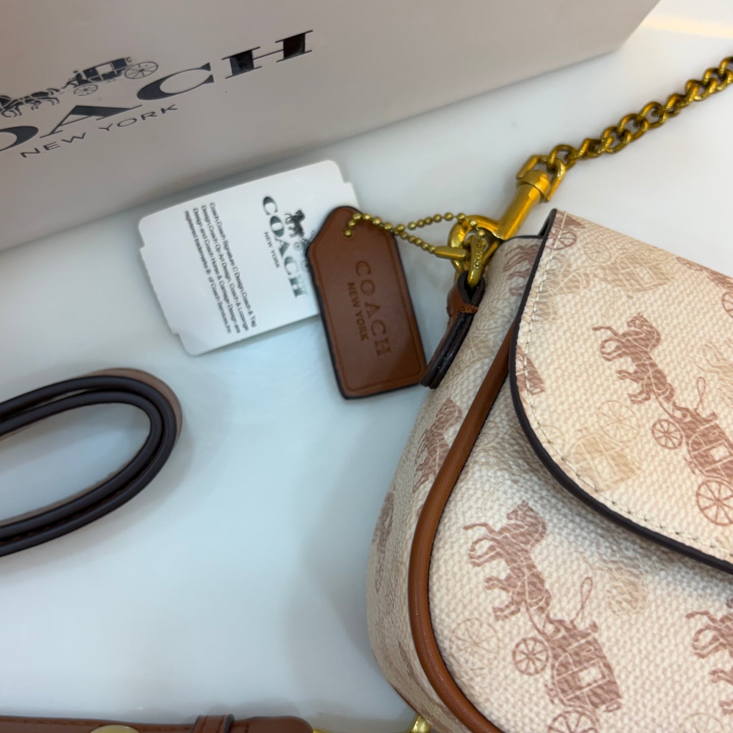COCH Brook Flap Chain Bag - Signature