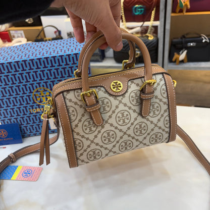 TB Monogram Speedy - Apricot Colour
