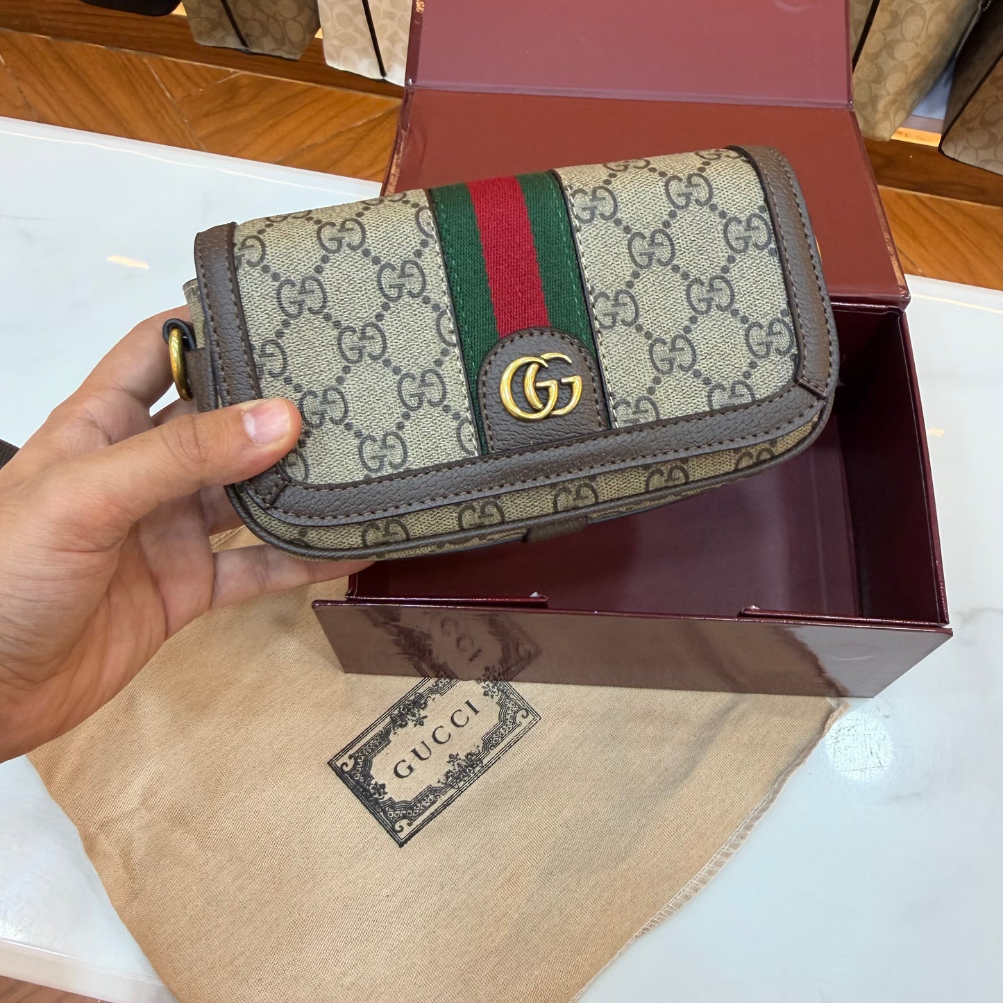 GG Ophidia Shoulder/Crossbody Bag - Signature