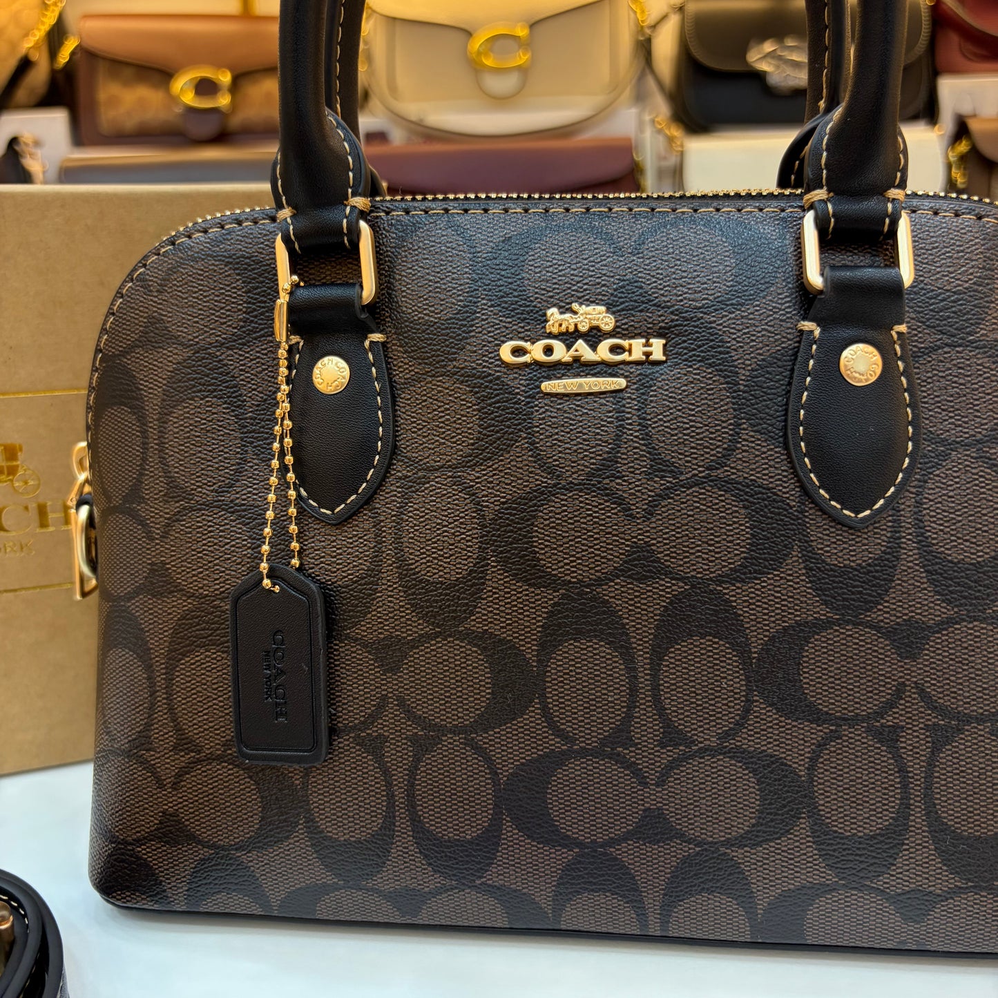 COCH KATY SATCHEL - Coffee