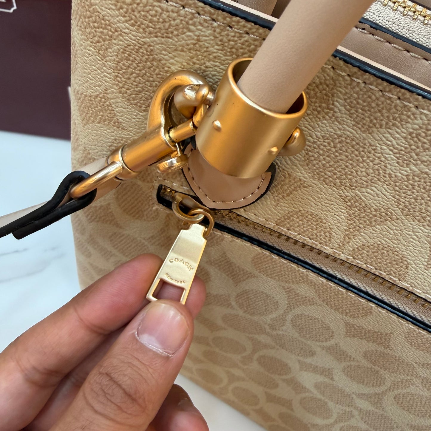 COCH Satchel Bag - Light Apricot