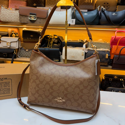 CH Laurel Shoulder Bag - Signature  Apricot