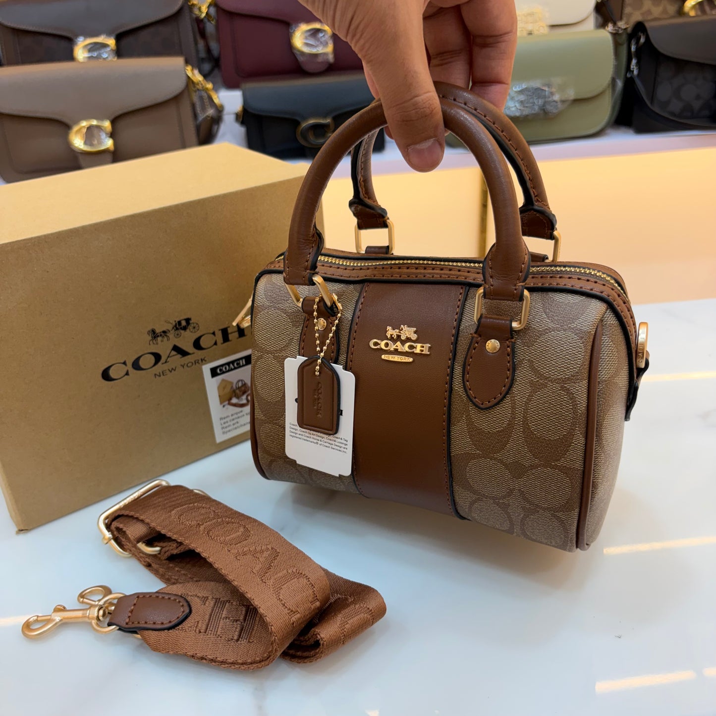 COCH ROWAN SPEEDY BAG - Apricot