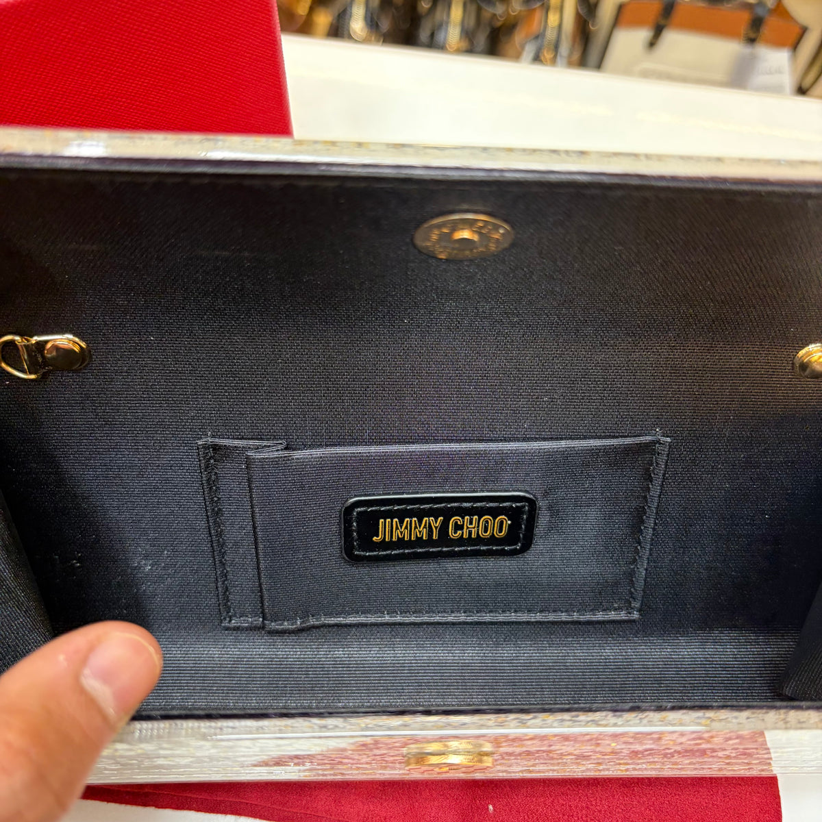 JC Candy Clutch - Silver