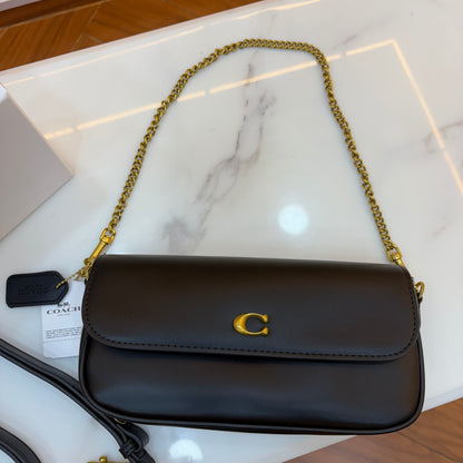 COCH Brook Flap Chain Bag - Black