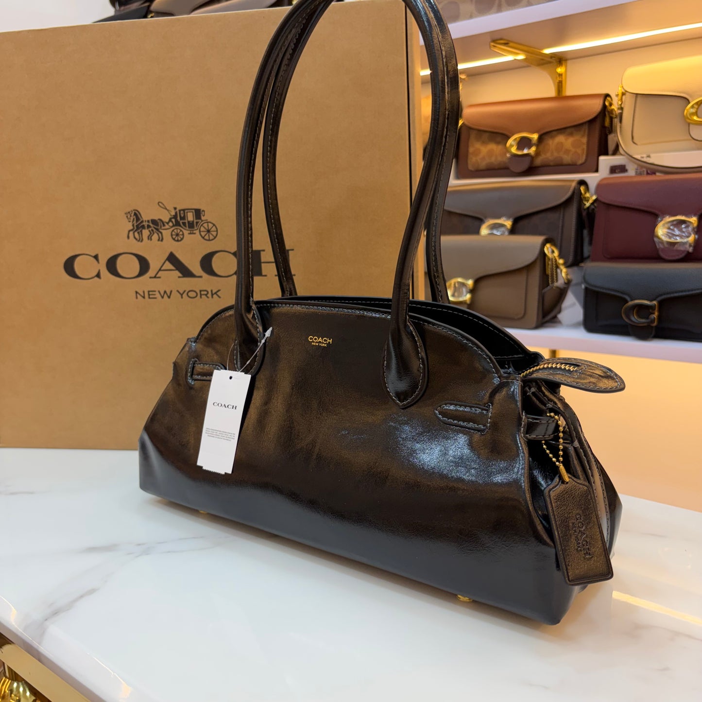 COCH Empire Carryall 34 Shoulder Bag - Black