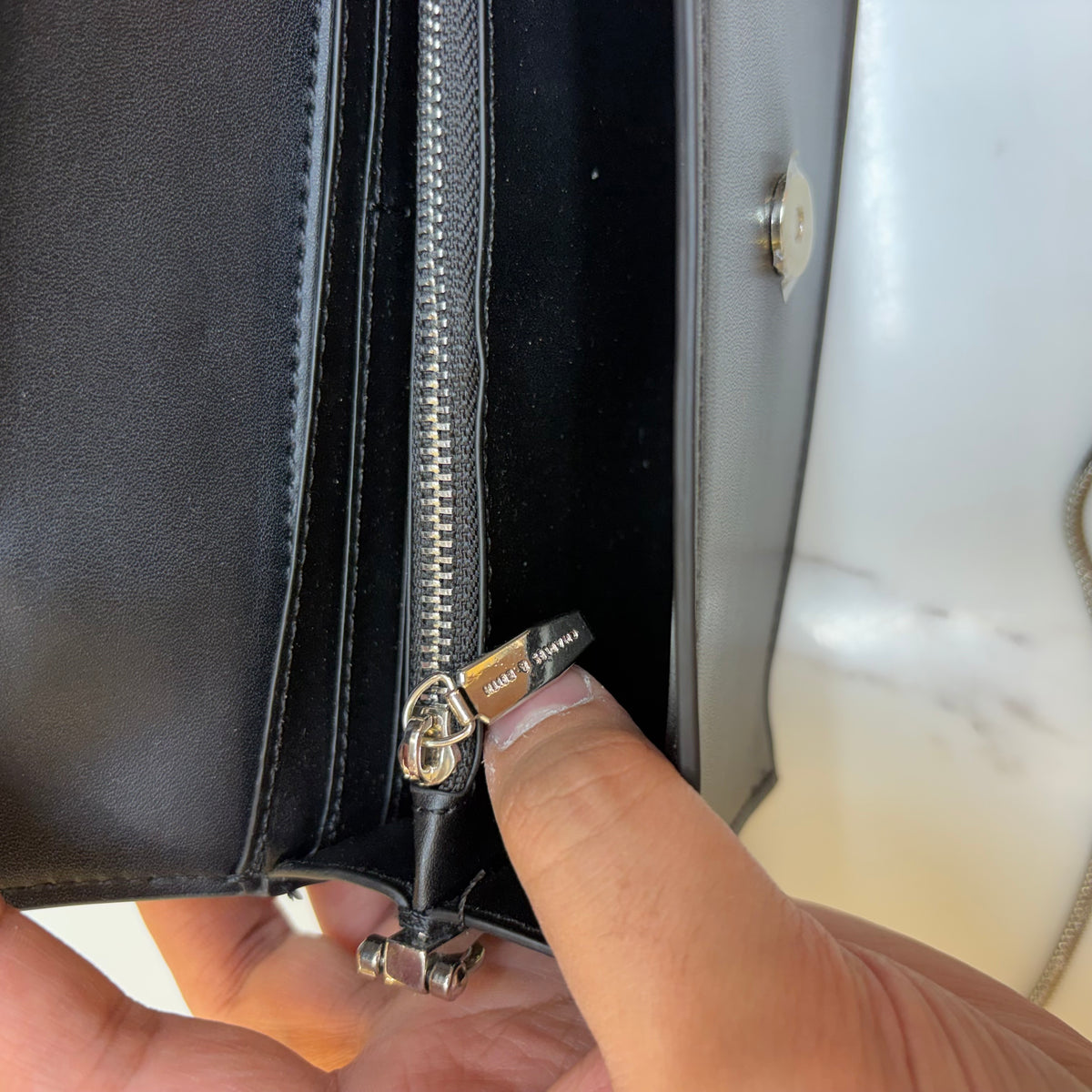CNK Kristine Sculptural Handle Handbag - Noir