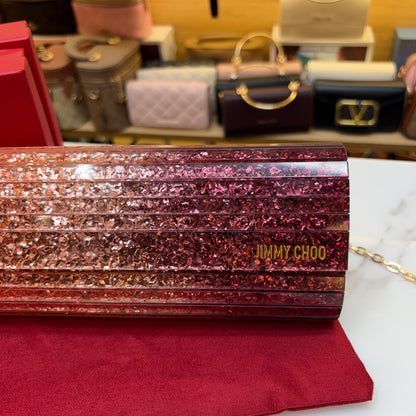 JC Candy Clutch - Pink & Wine