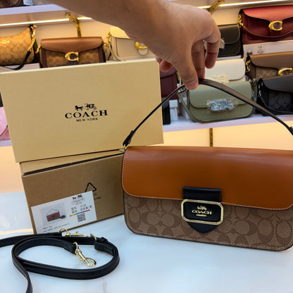 COCH Morgan Shoulder Bag - Colorblock Signature