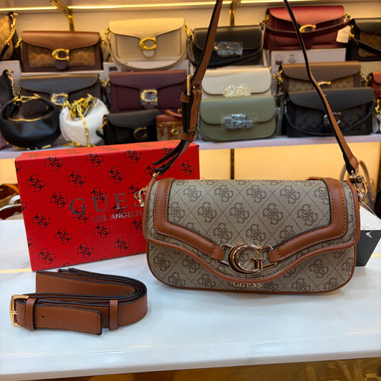 GUS Brown & Beige Dea Crossbody Bag