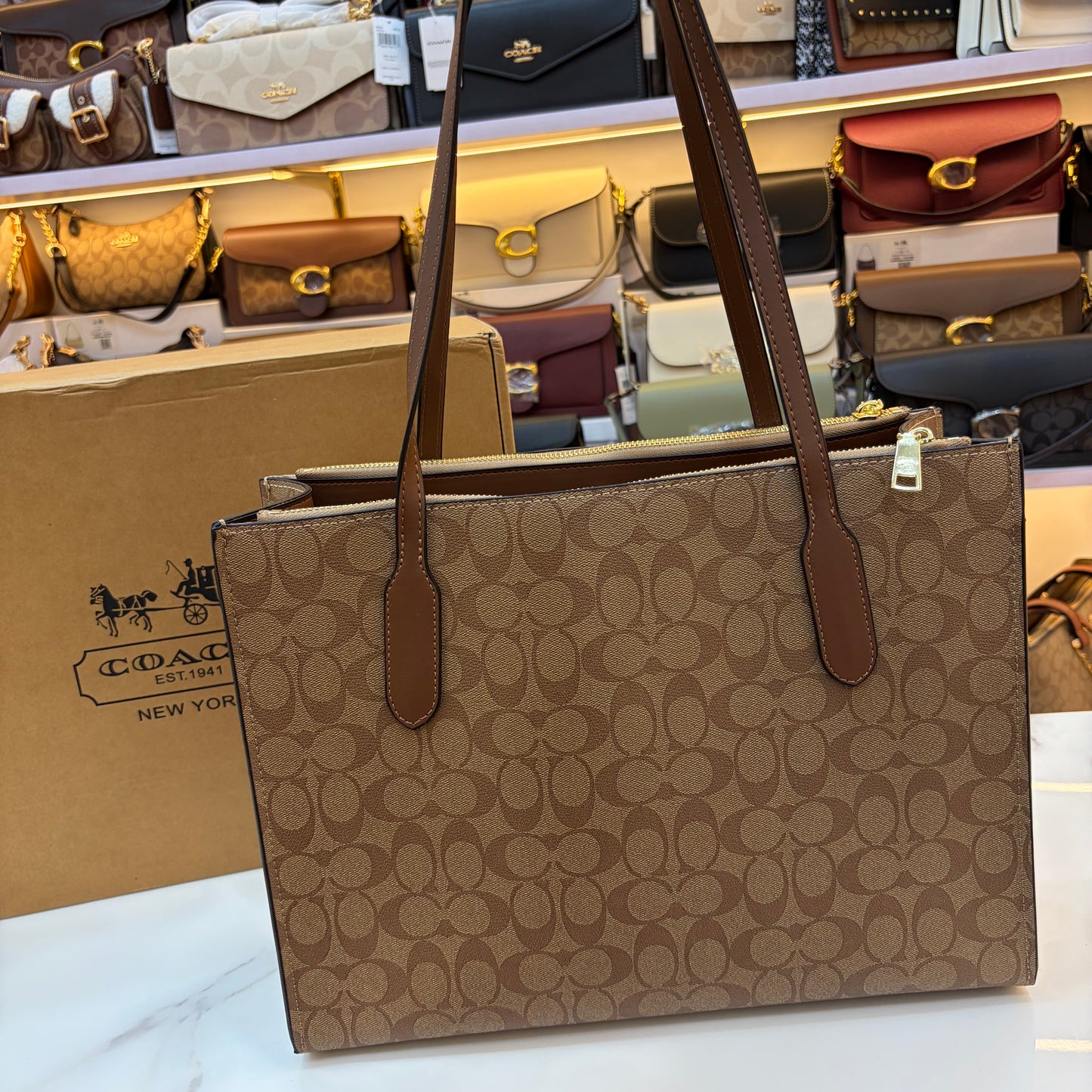 COCH MAGGIE LARGE TOTE - Apricot