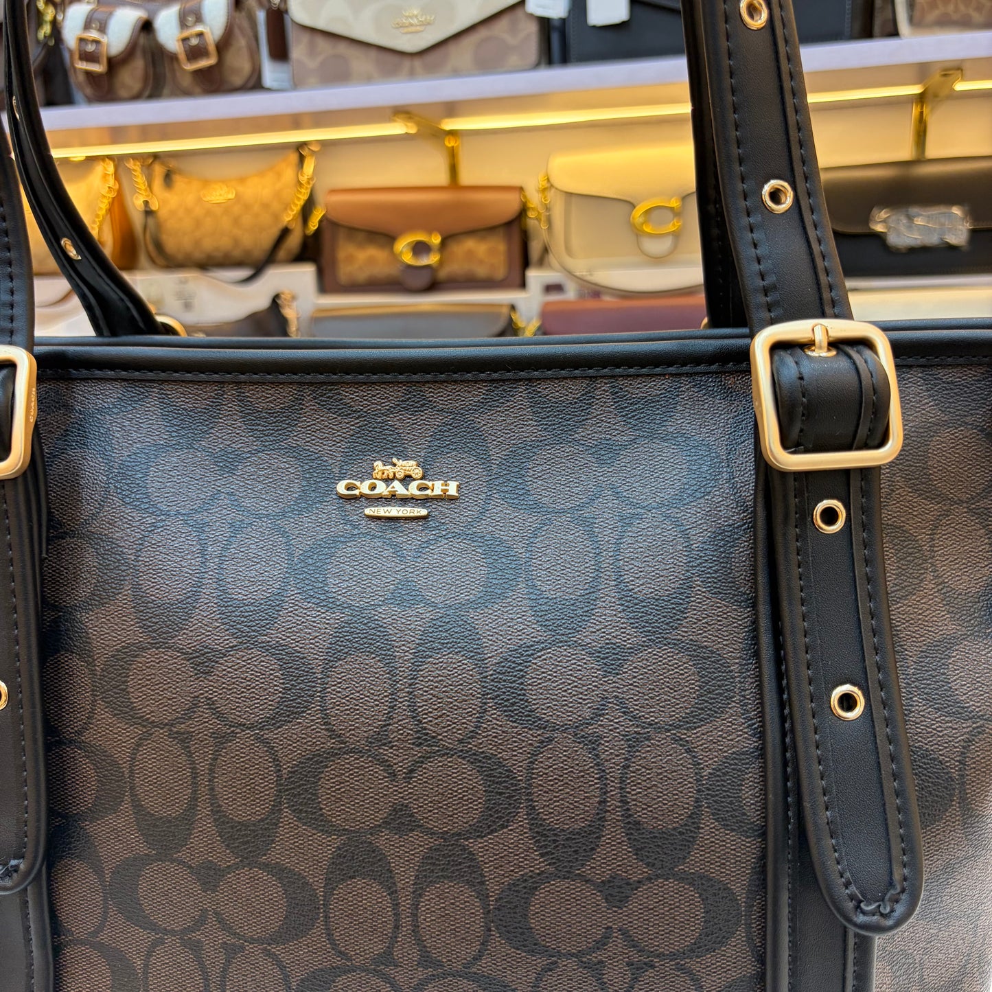 COCH ASHTON LARGE TOTE - Coffee