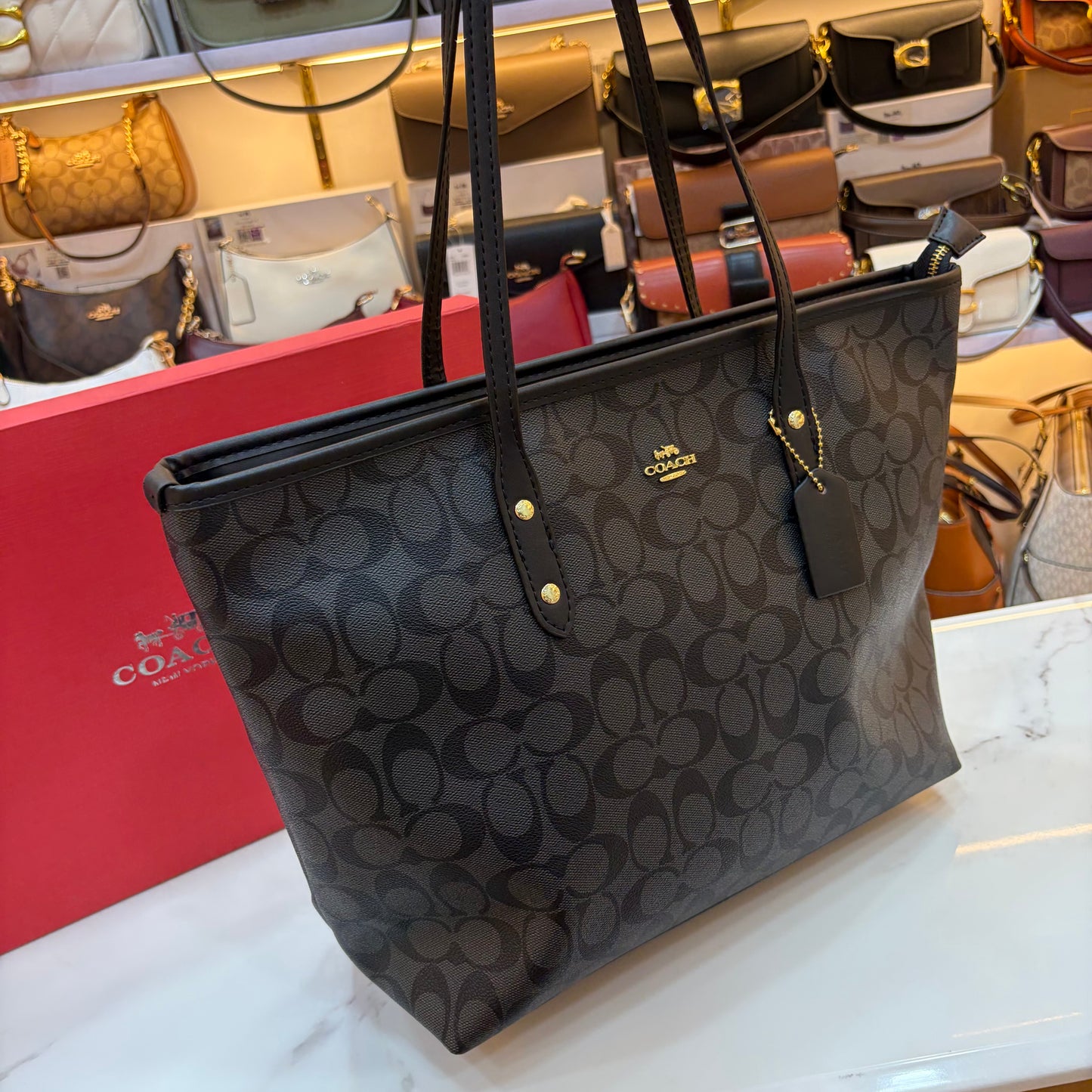 COCH Large Tote Bag - CC Black