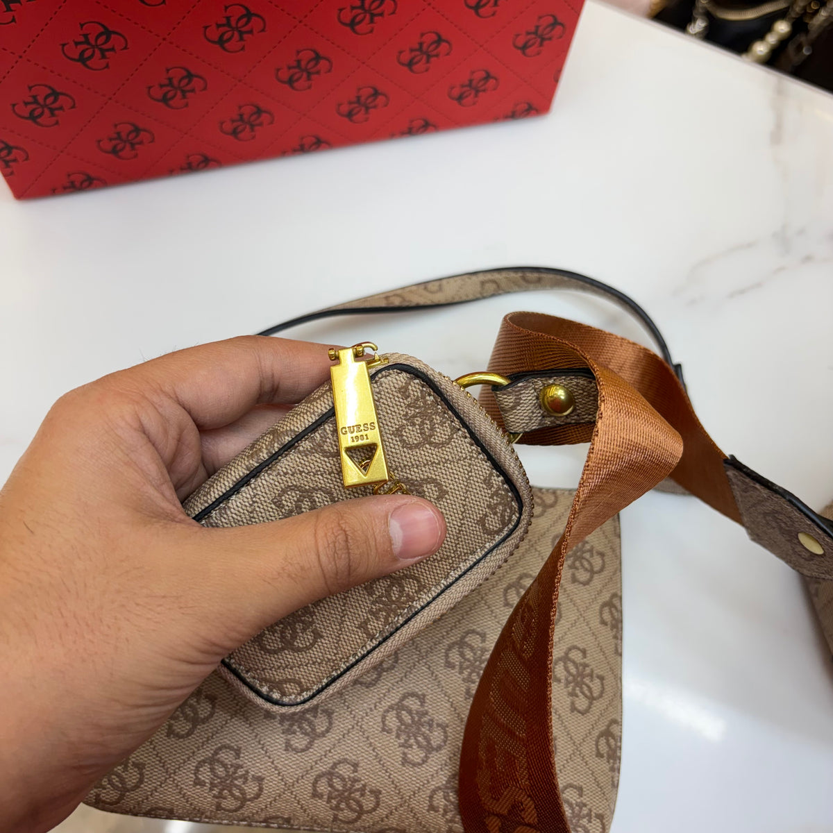 GUS 3 in 1 Satchel - Monogram  Print