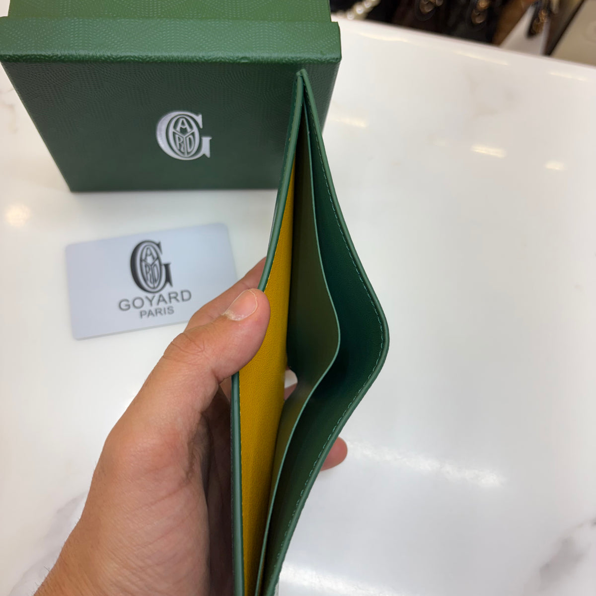 GYRD Mens Wallet - Signature Green