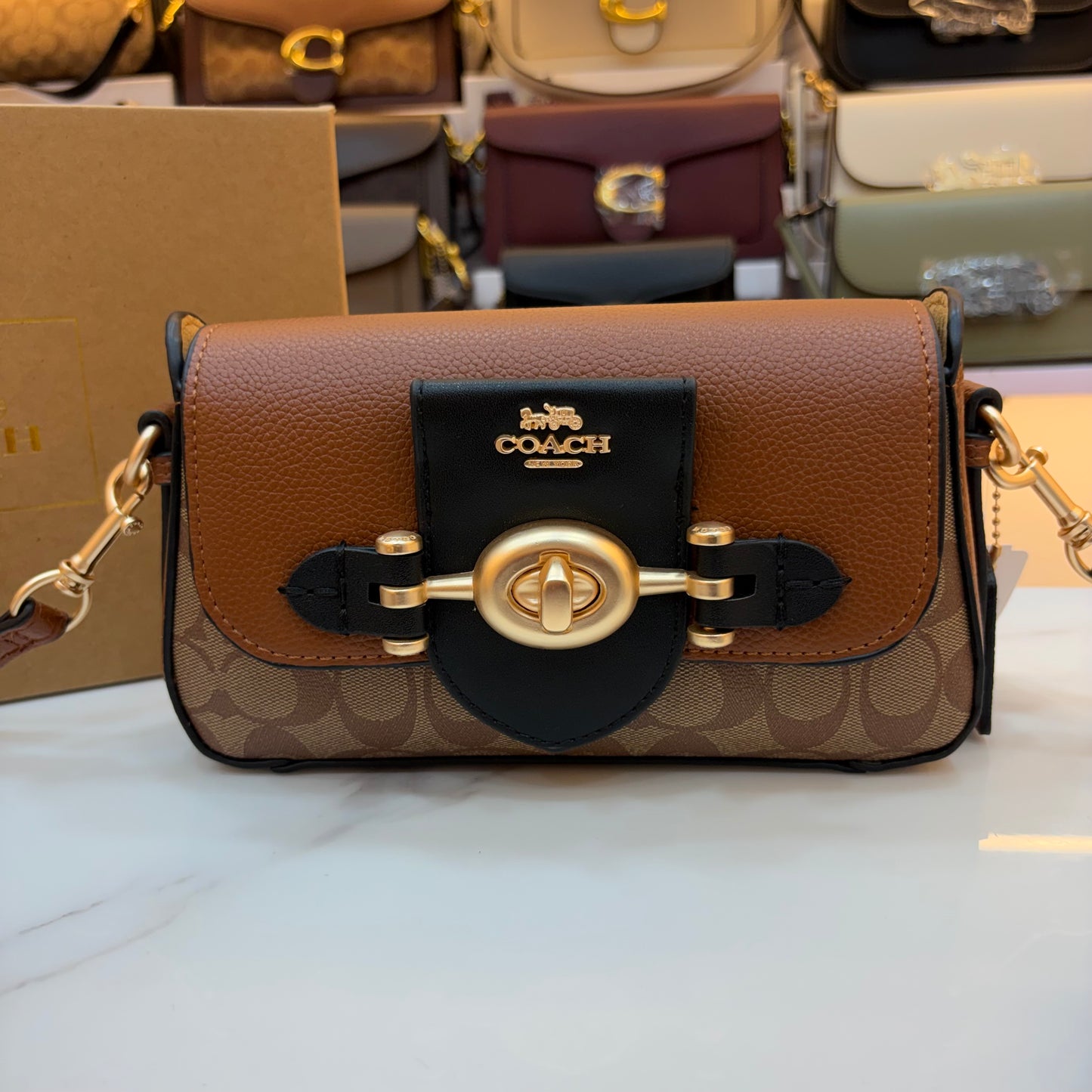 COCH Brie Sling Bag - Apricot