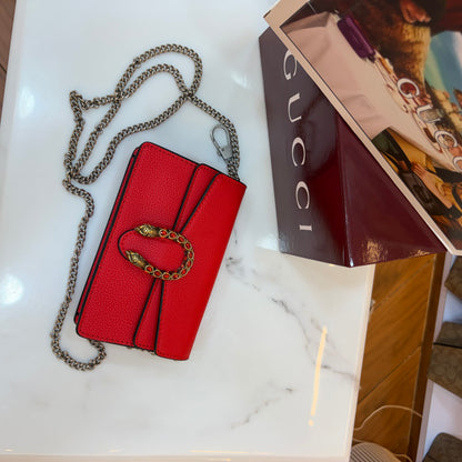 GG Diana Crossbody Bag (Double Box Packaging) - Red