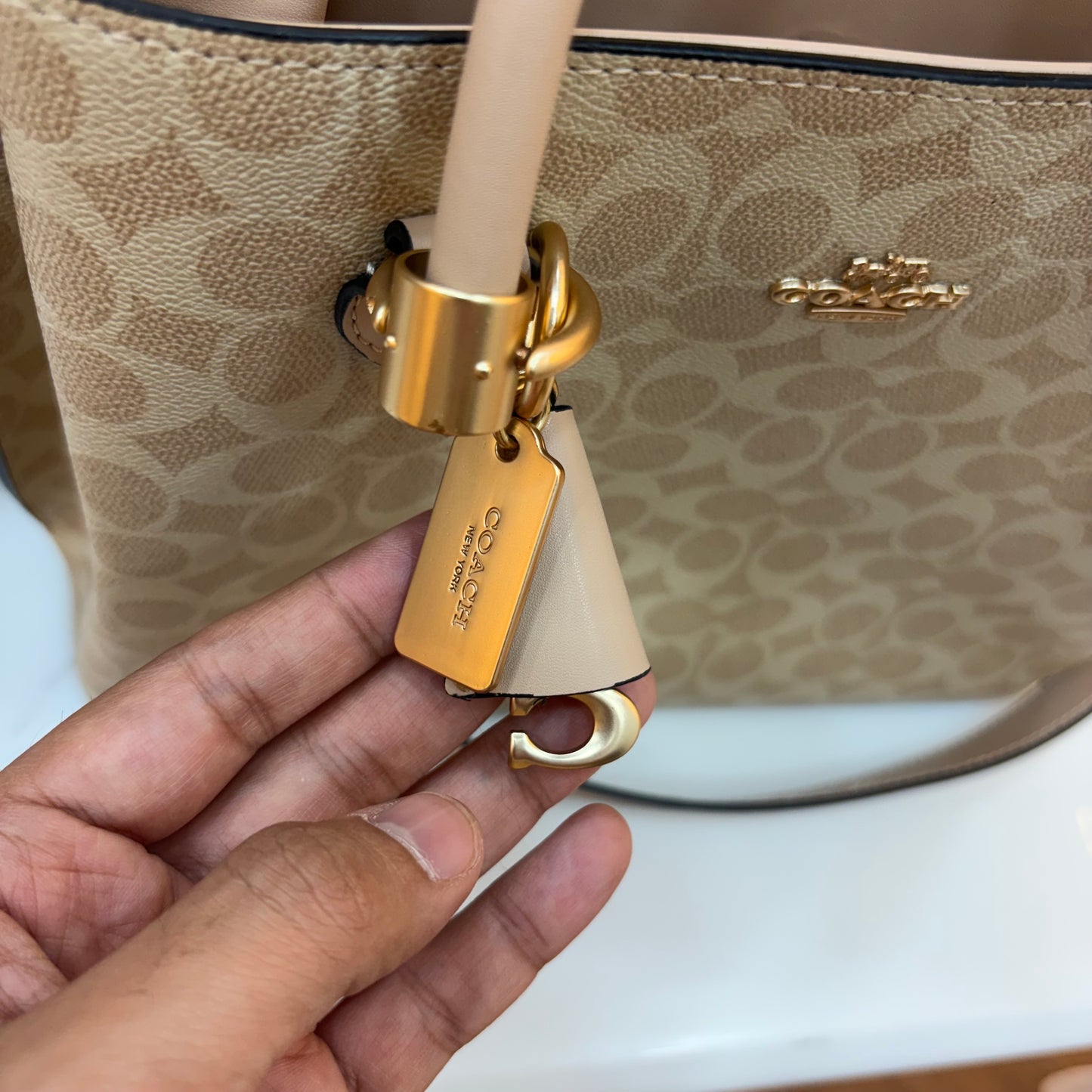COCH Satchel Bag - Light Apricot