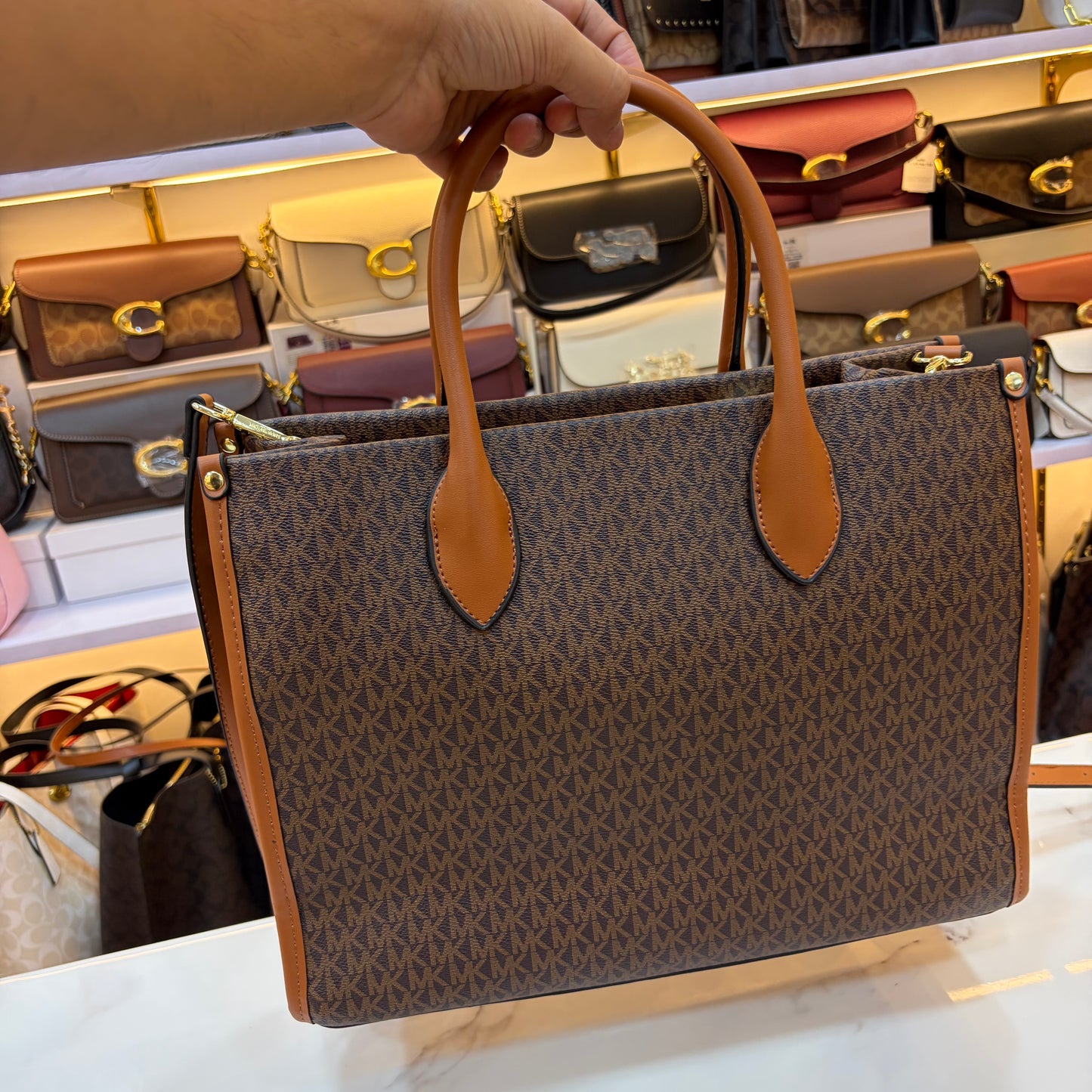 MK Mirella Tote - Brown