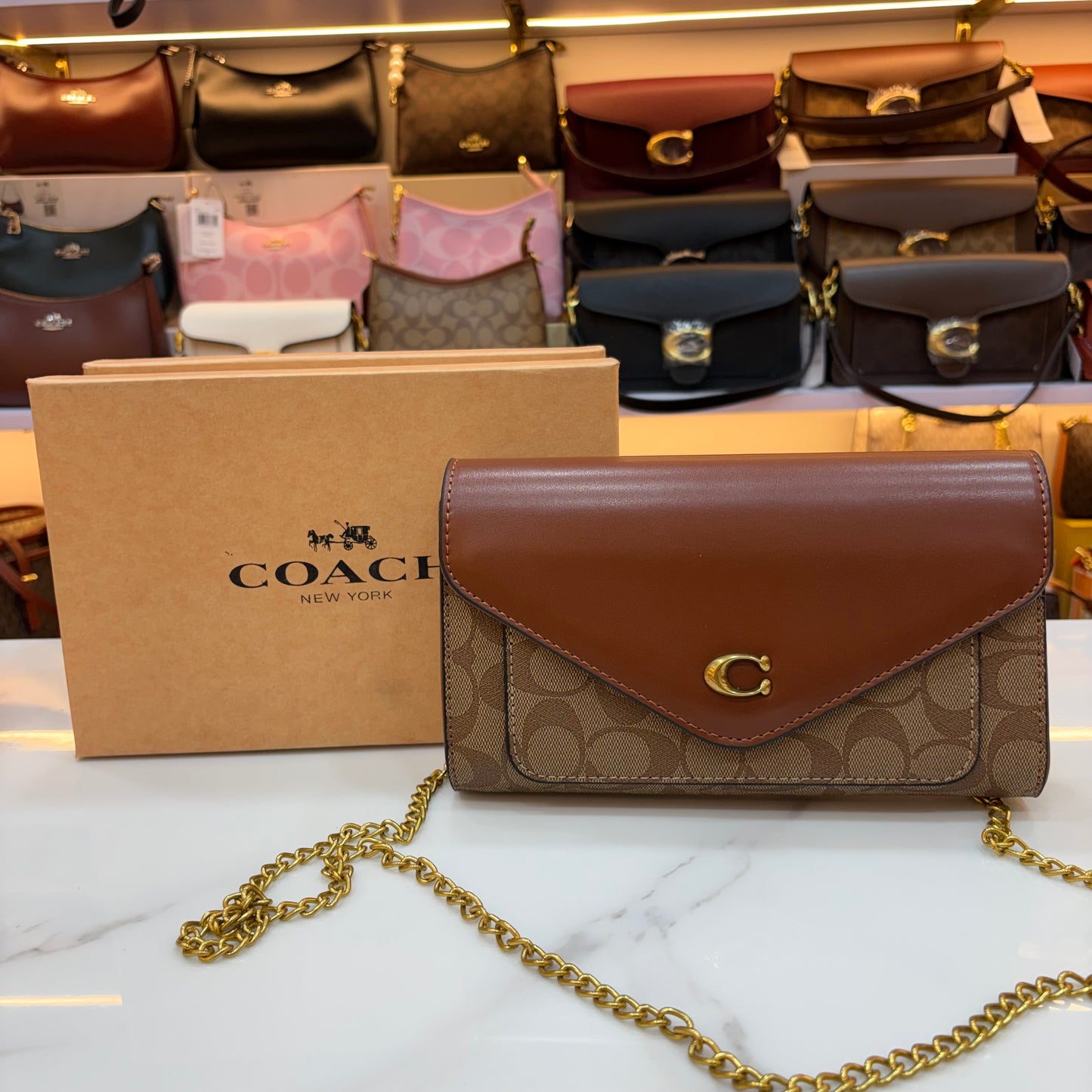 CH Clutch Sling - Tan Apricot