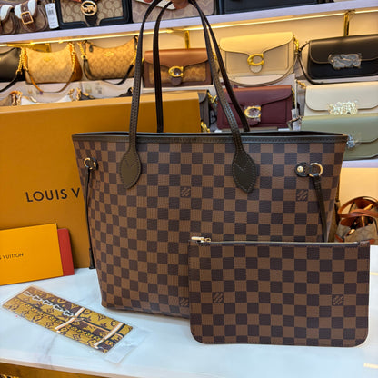 LV Neverfull MM Tote Bag - Double Box