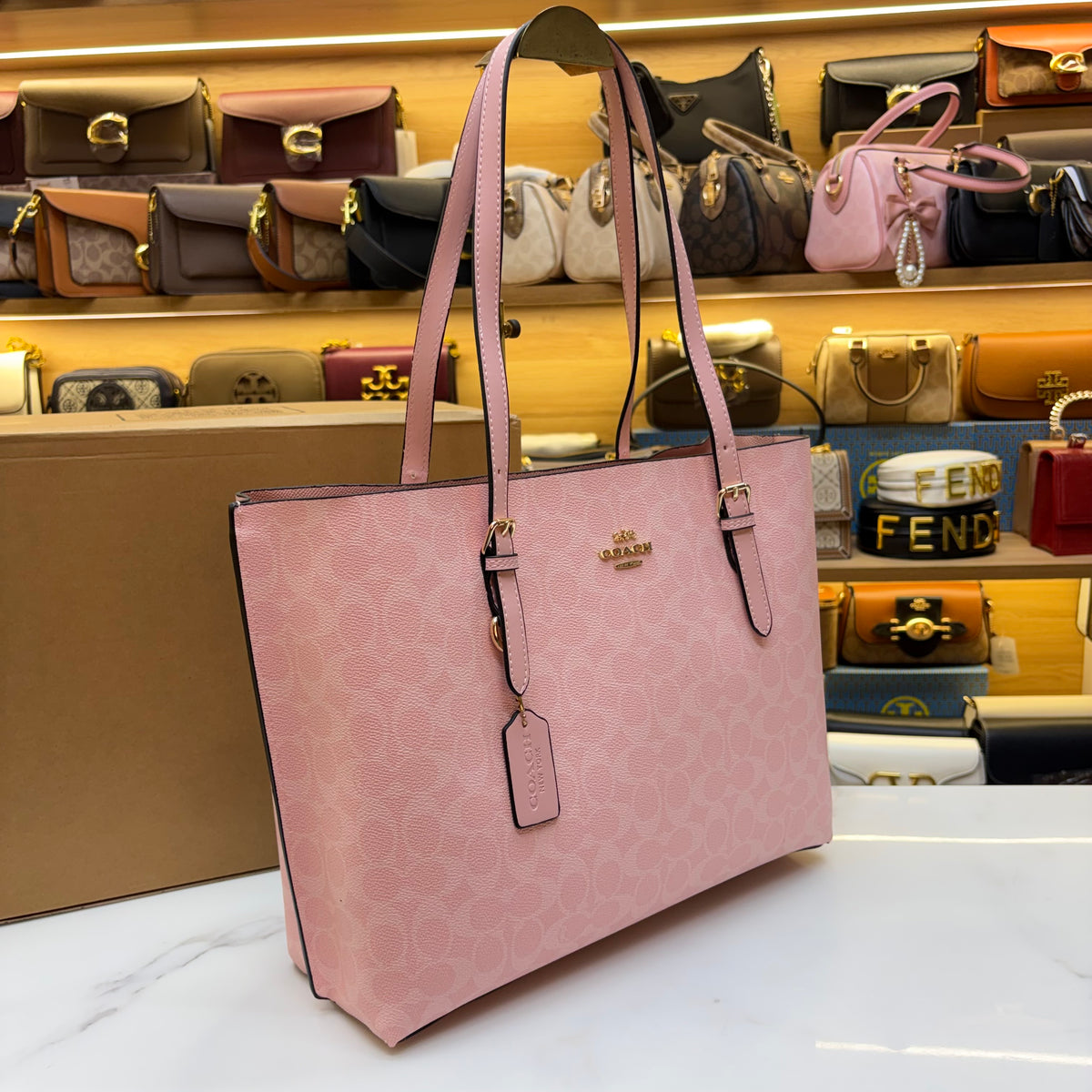 Coch Mollie Large Size Tote Bag - Pink (Ultra Premium)