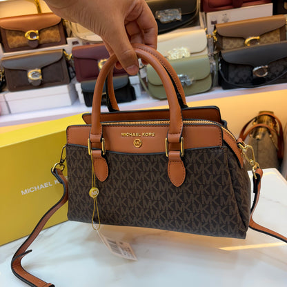 MK Satchel - Brown Tan
