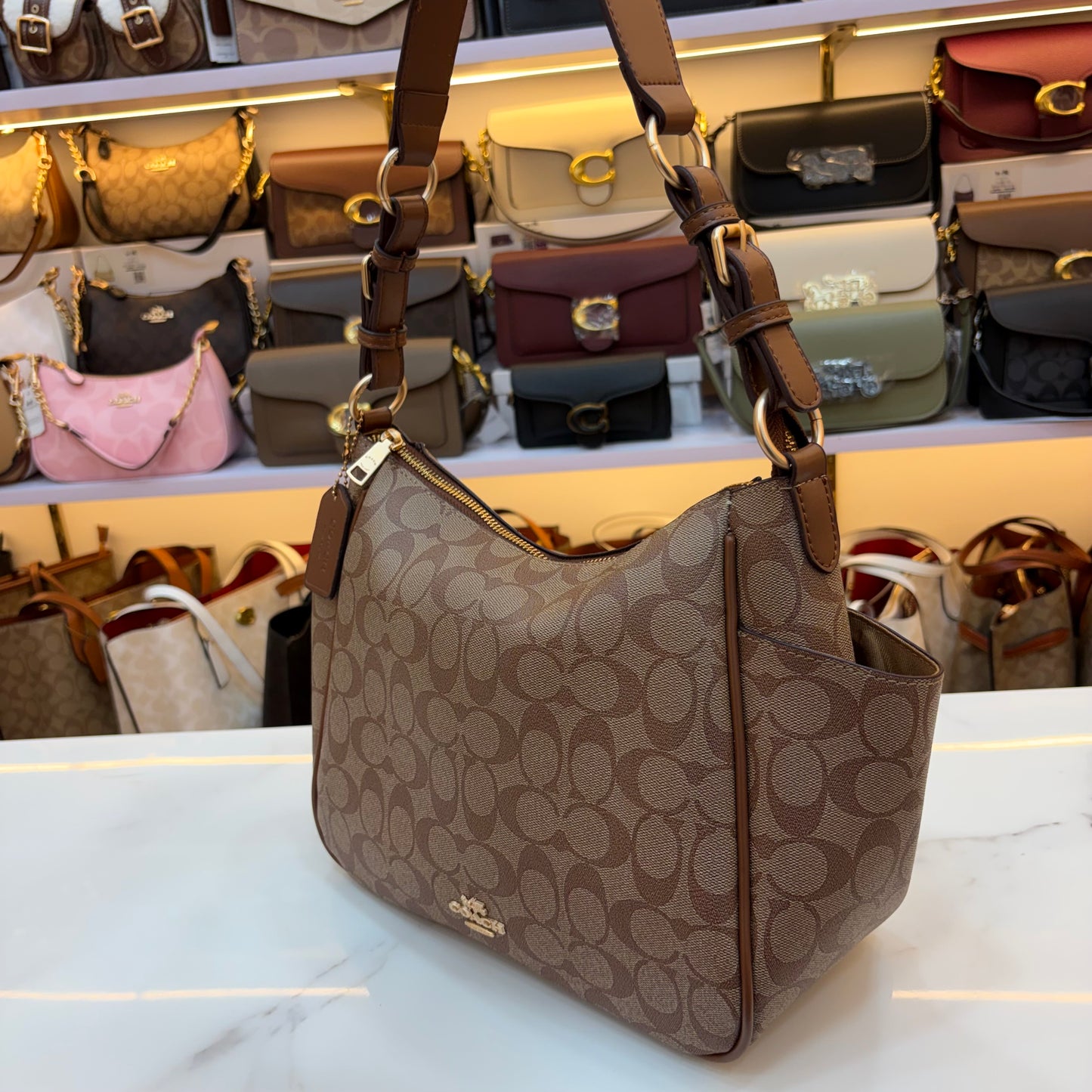 COCH LAUREL Shoulder Bag - Apricot