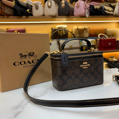 Coch Rainer Crossbody Bag - Coffee Colour