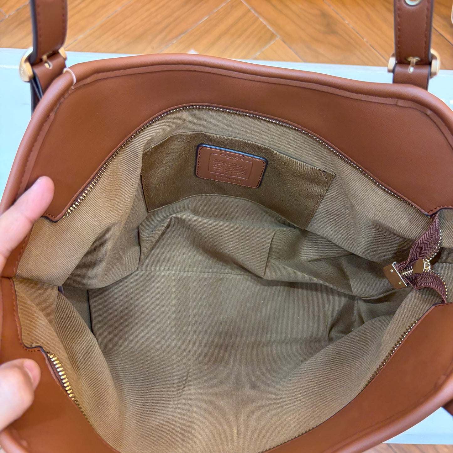 COCH MEADOW TOTE BAG - Apricot