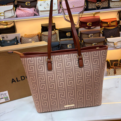 Ald Large Tote Bag - Tan Colour