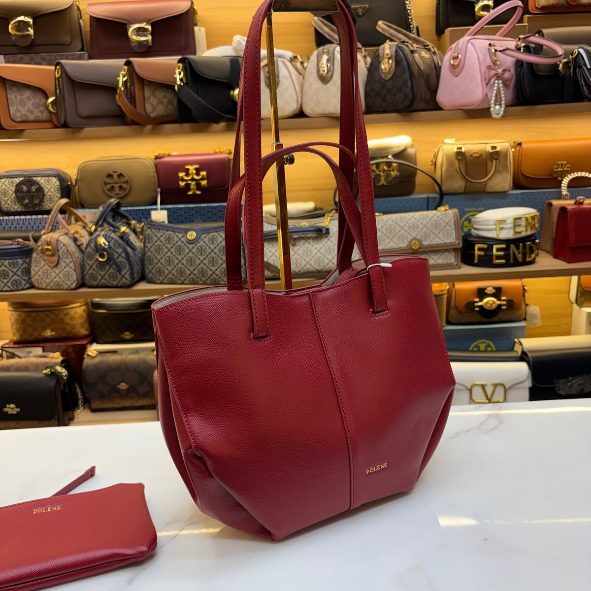 Polene Tote Bag - Red