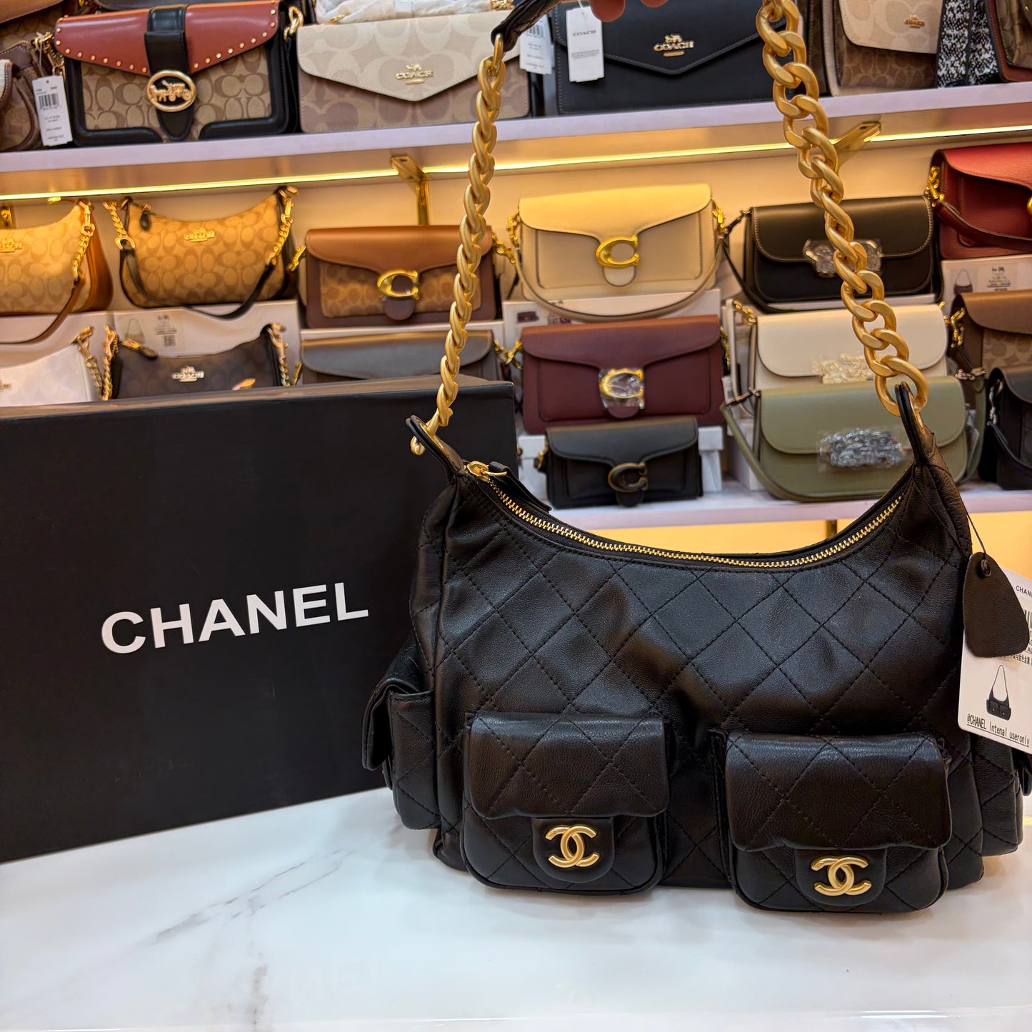 CHNL Maxi Hobo Bag