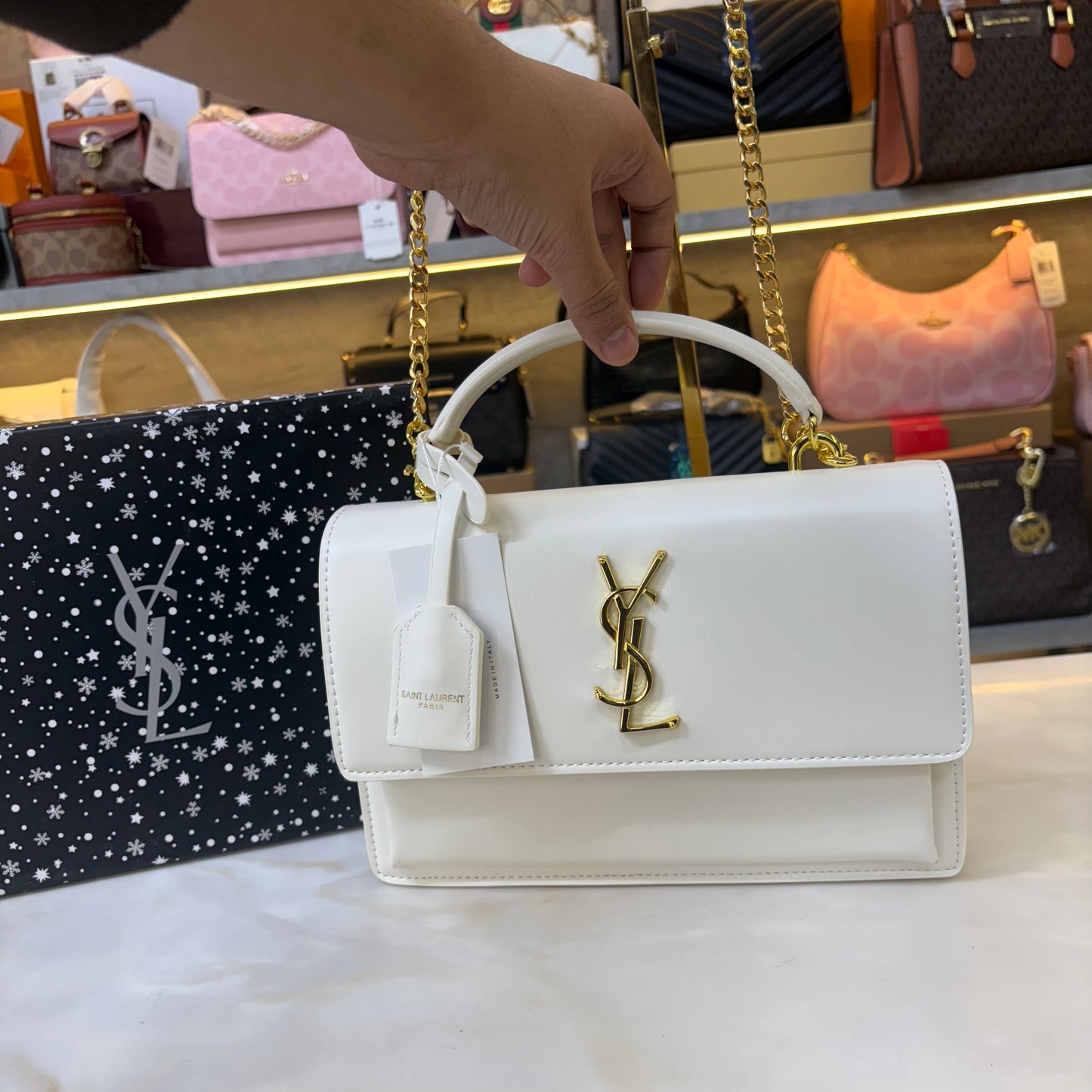 YS99 Sunshine Crossbody/Sling Bag (Ultra Premium) - White