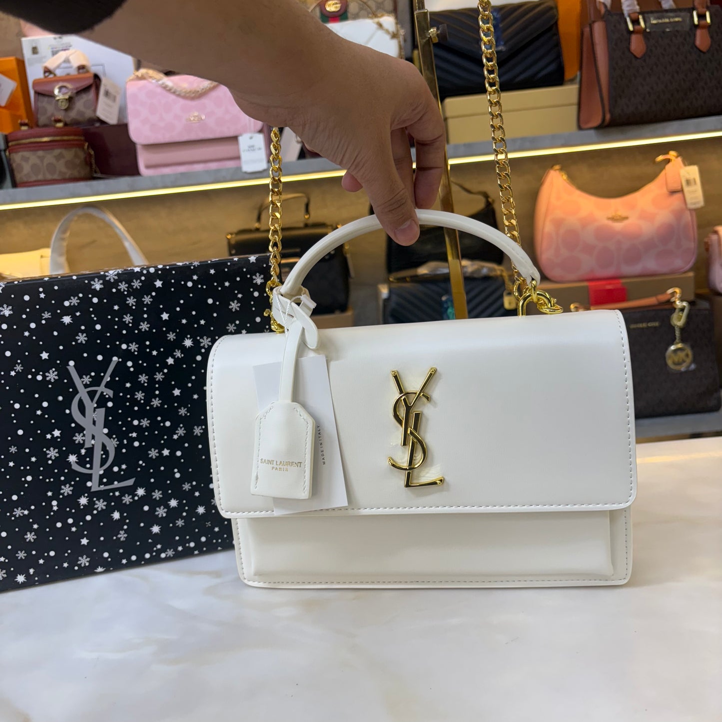YS99 Sunshine Crossbody/Sling Bag (Ultra Premium) - White