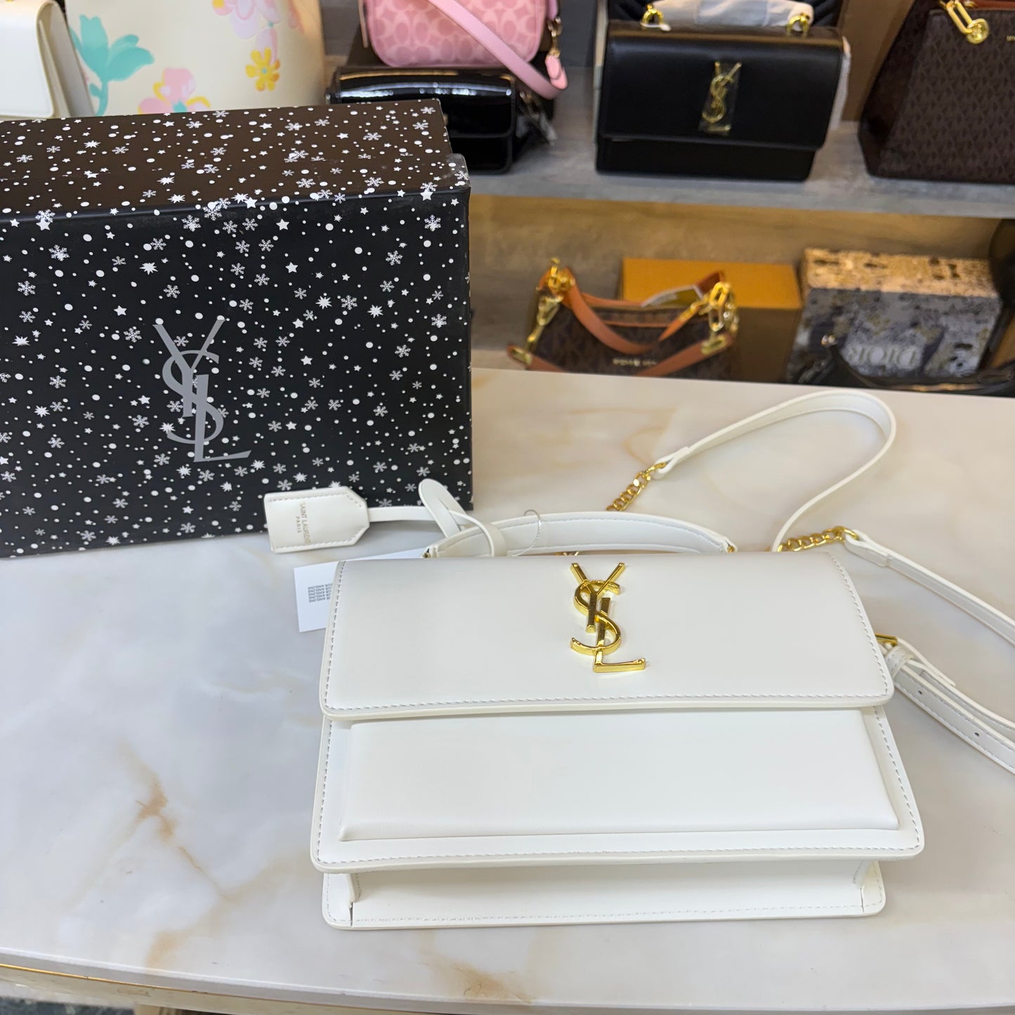 YS99 Sunshine Crossbody/Sling Bag (Ultra Premium) - White