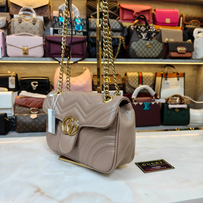 GG Marmont Medium Size (Beige)