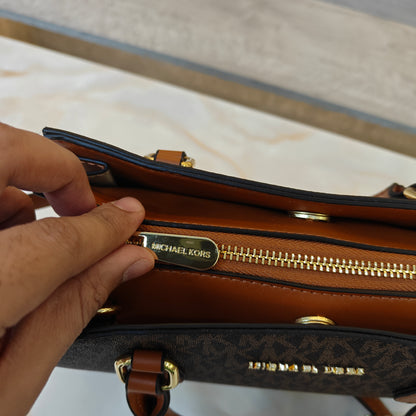 MK34 Satchel Bag (Coffee Tan)