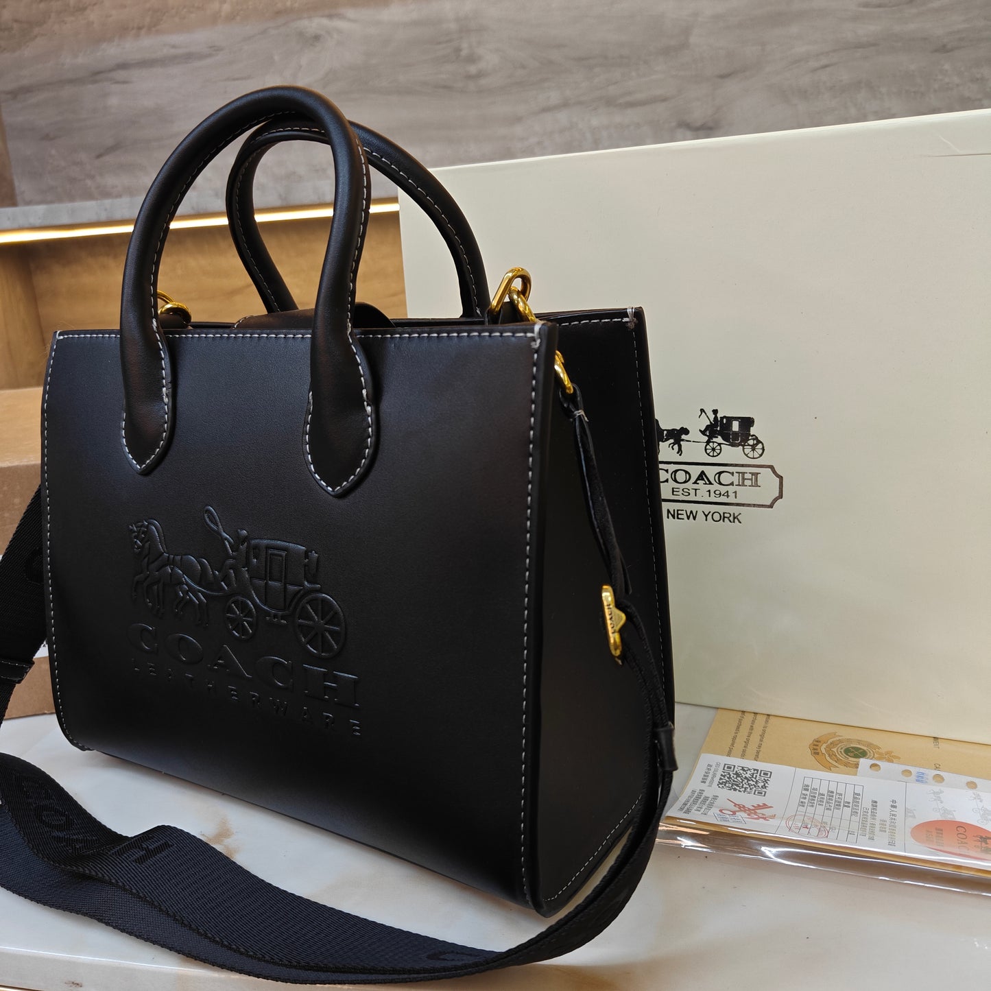 CH Fields Satchel Bag (Ultra Premium Double Box)