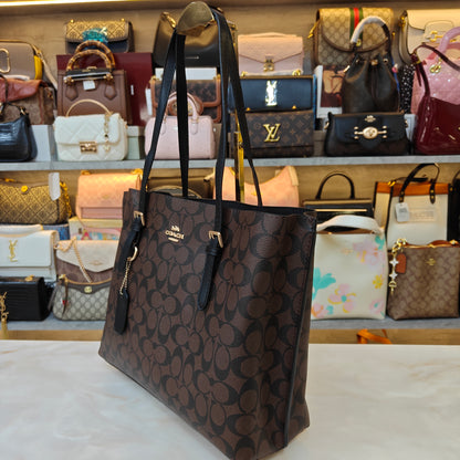 CH Mollie 3 Partition Tote Bag - Coffee